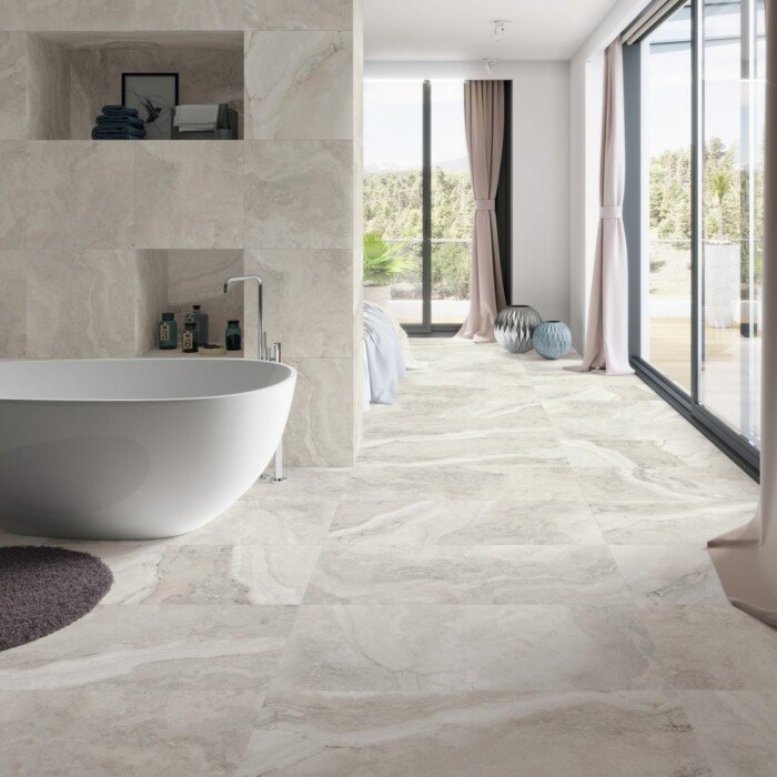 Travertino di Caracalla Bianco 60x120 Sfeer 2